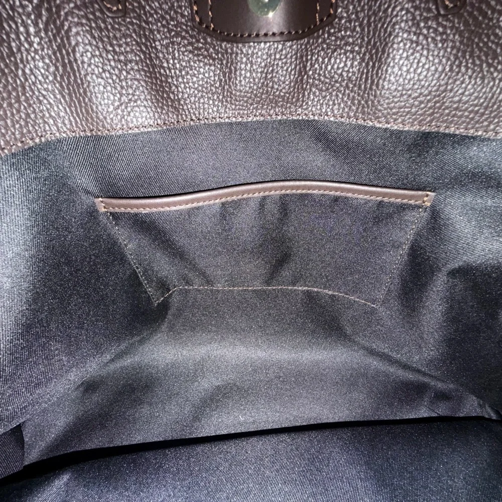 Divina Firenze Dark Brown Leather Tote Bag - Picture 15 of 16